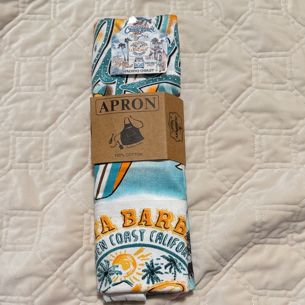 NWT California Themed Apron